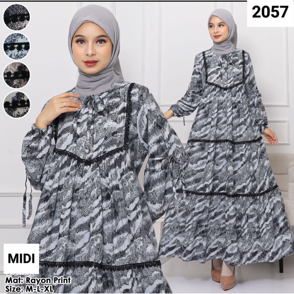MIDI RENDA MODEL CIBI TALI KANAN KIRI  RAYON TWIL AGAPE88