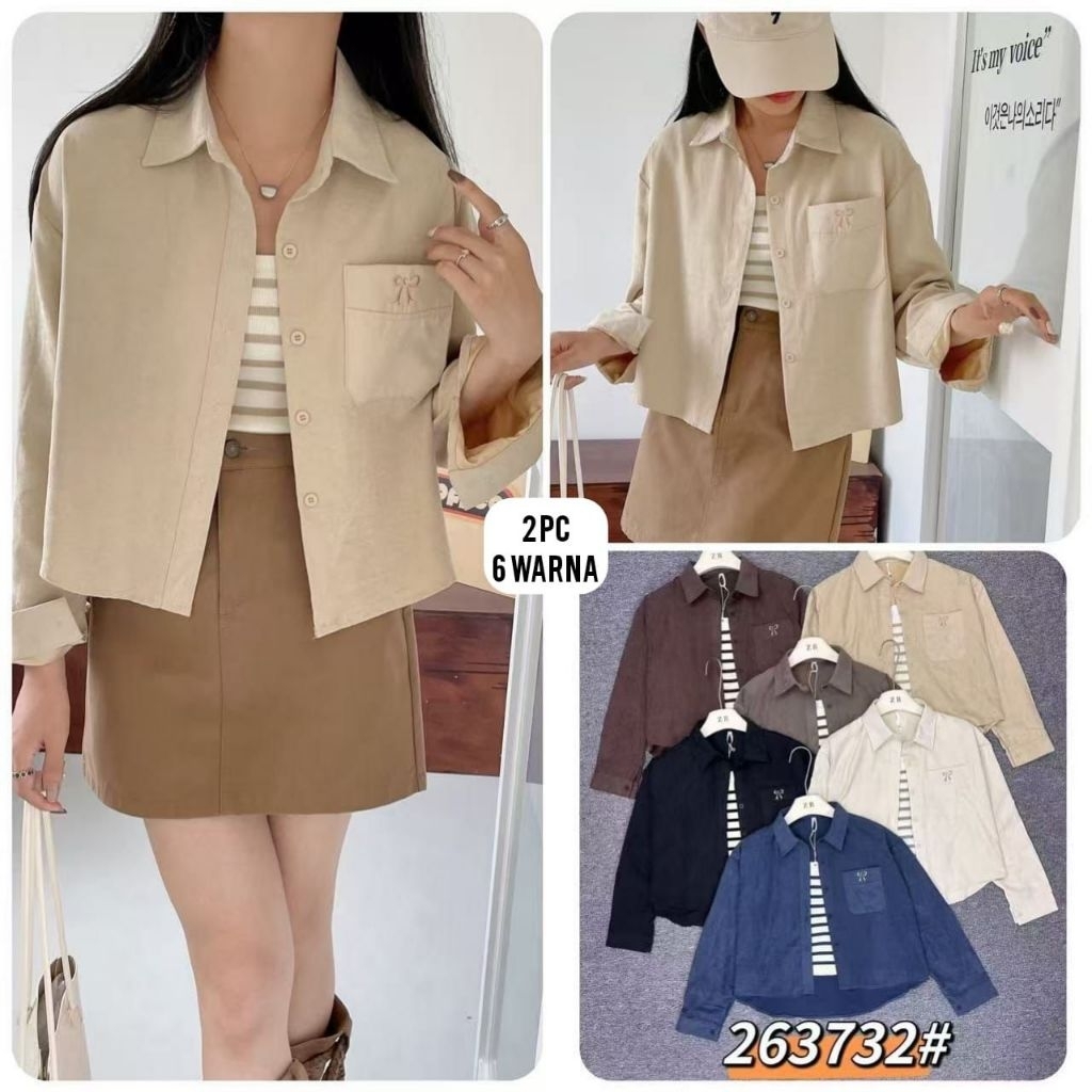 E128 atasan wanita terbaru ainra outfit