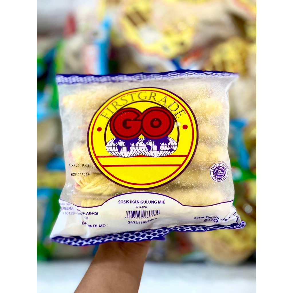 Go Sosis ikan gulung mie / sosis gulung mie frozen