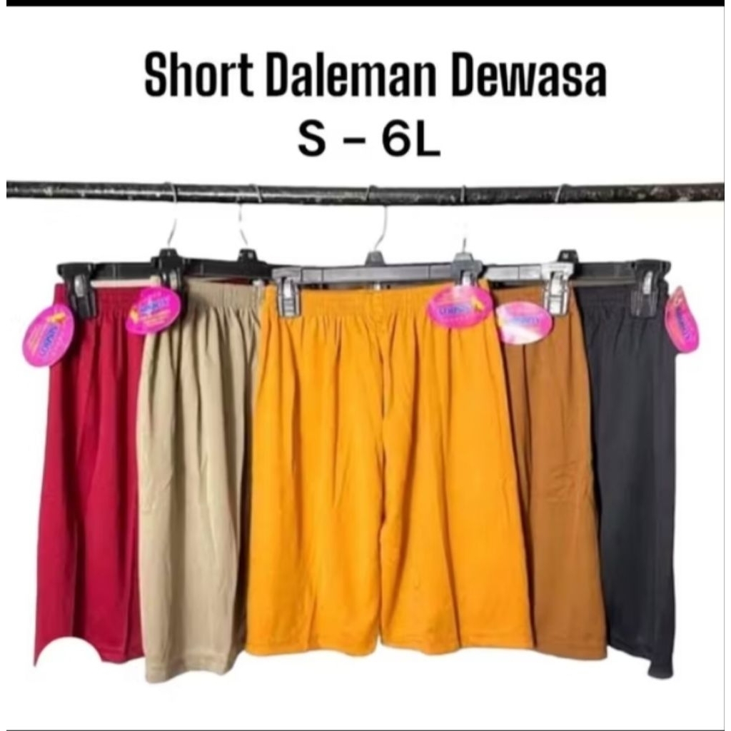 3pcs Celana Pendek Anak Dewasa Shot pendek Shot Standart Celana Dalam Perempuan