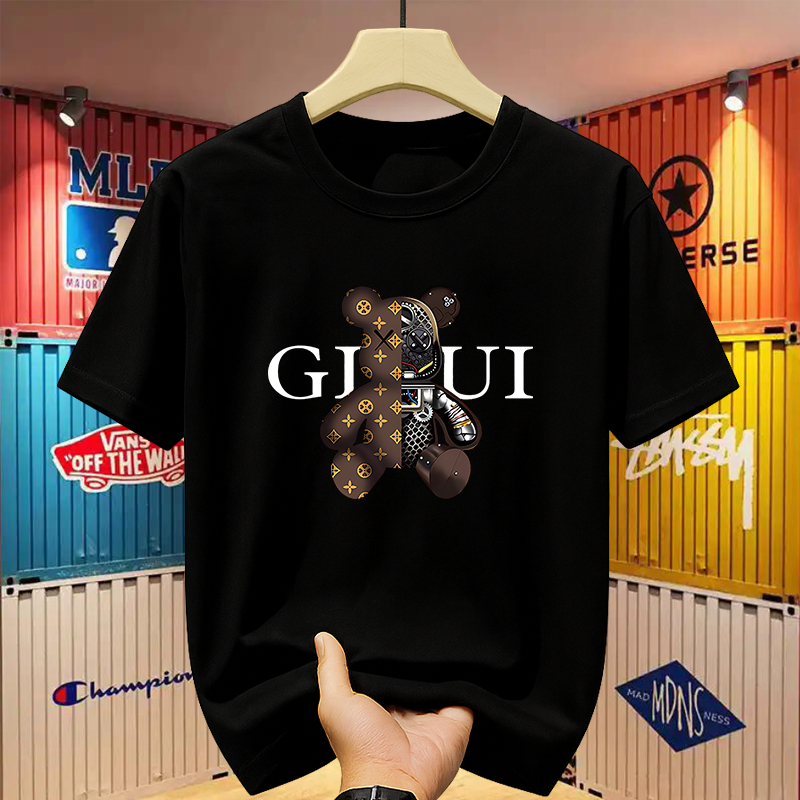 Kaos Polos Cotton GUCCI Original Baju Pria Wanita