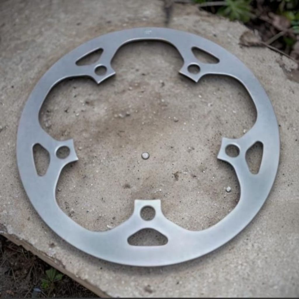 Cover chainring 46/44t BCD 130mm alloy tutup chainring sepeda