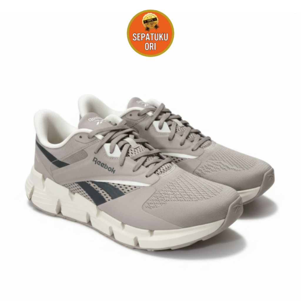 SEPATU PRIA REEBOK ZIG DYNAMICA 5 ASH / ALABASTER ORIGINAL [100211303]