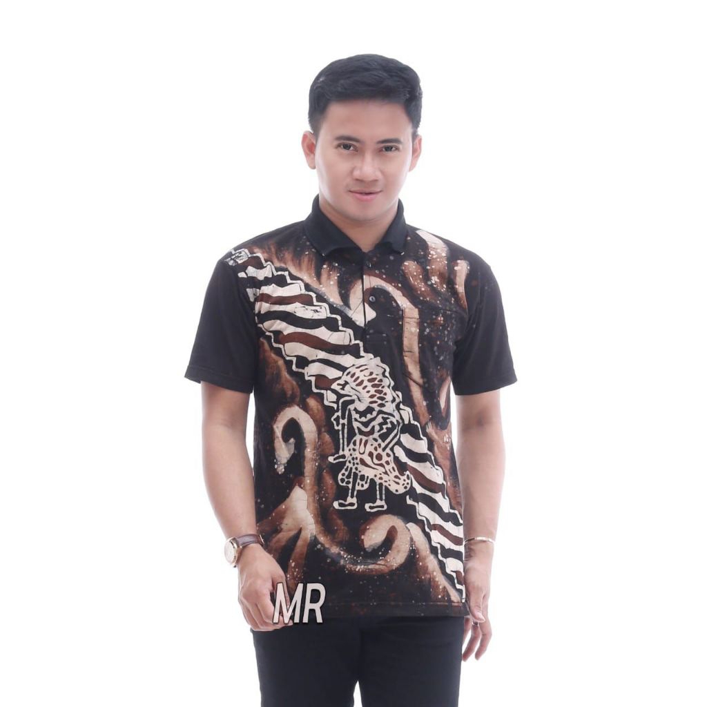 KAOS BATIK CAP DEWASA BERKERAH MOTIF BATANGAN KAOS KERAH BATIK PRIA UNISEX VARIAN WARNA BESTSELLER