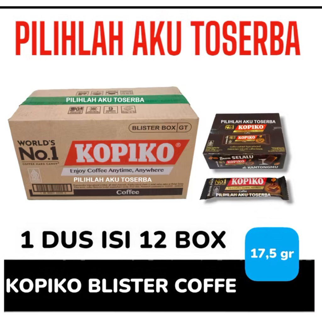 PERMEN KOPIKO BLISTER COFFE KARTON MURAH