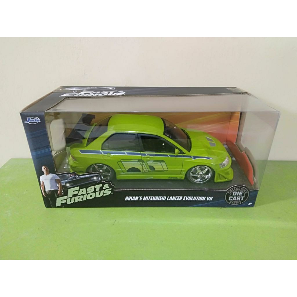 Diecast Jada 1:24 Brian Mitsubishi Lancer Evolution VII