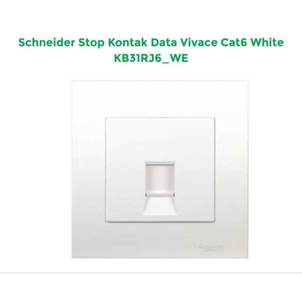 Stop Kontak / Outlet Data Cat 6 Schneider/ Clipsal Vivace