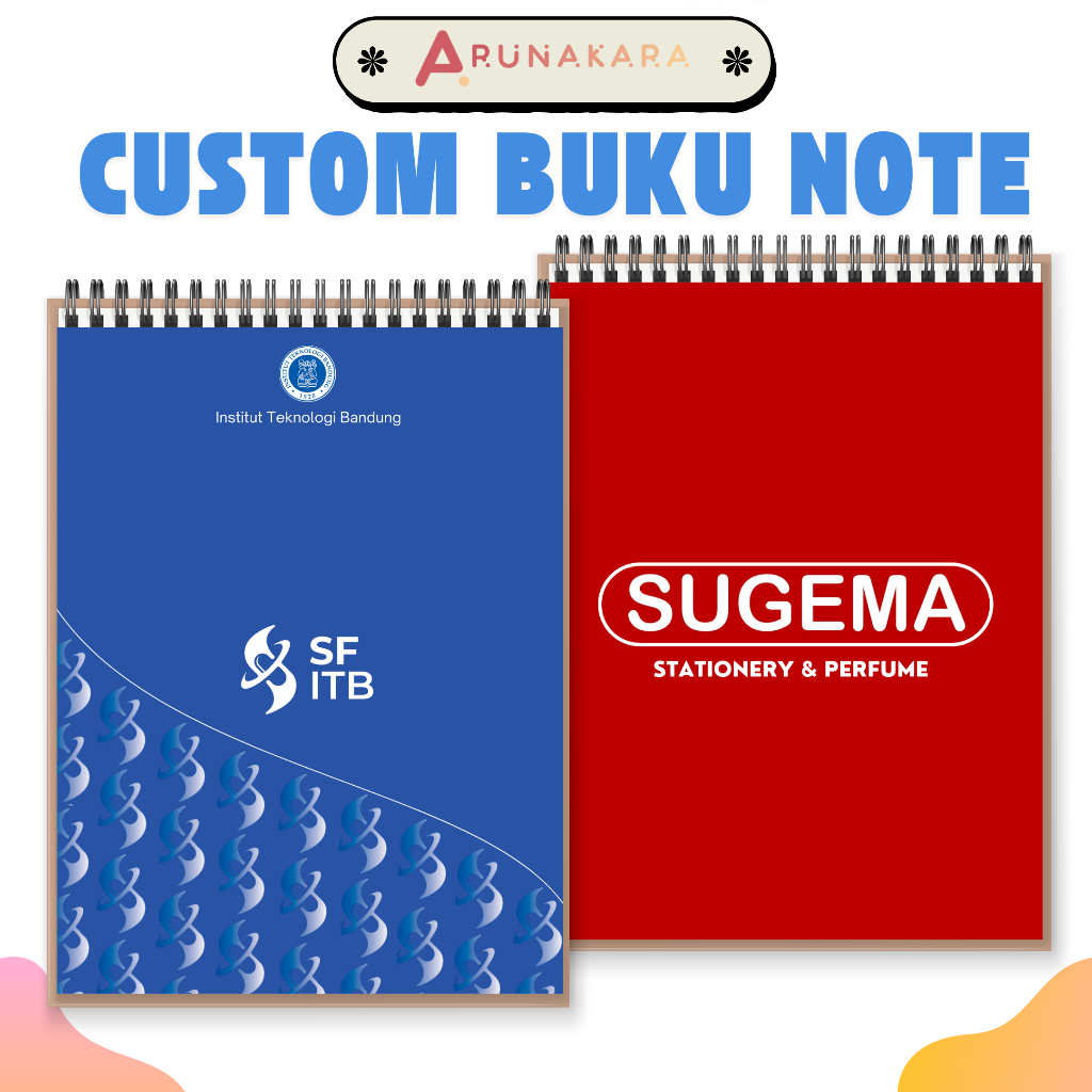 Buku Note Custom A5 Notebook Notepad Buku Catatan Buku Custom Perusahaan Organisasi Pribadi satuan g