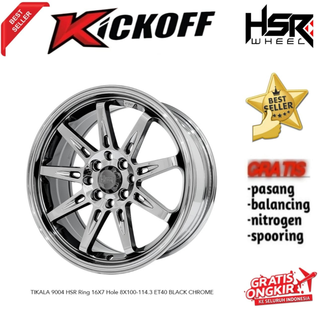 velg mobil racing buat toyota kijang inova honda jazz Dll ring 16 hsr tikala