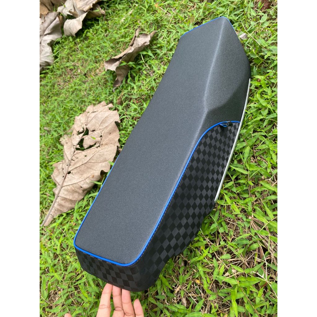 Jok Gl Pro/Max Motif Amplas Catur lis biru Spon Anti Gembos