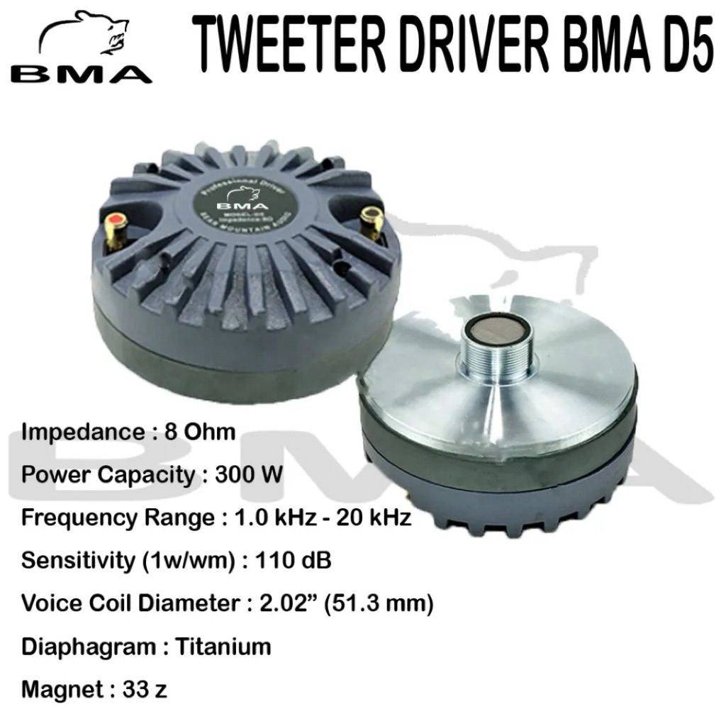 tweeter bma d5