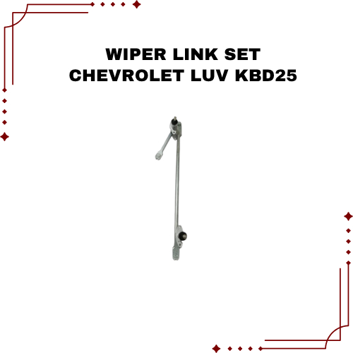 Wiper Link Chevrolet Luv KBD 25 Set Besi Plat Bahan Link Wiper Link Set Chevrolet Luv KBD 25 Warna S