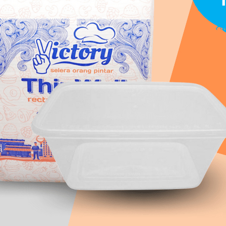 Thinwall victory kotak 500ml 25pcs/pack