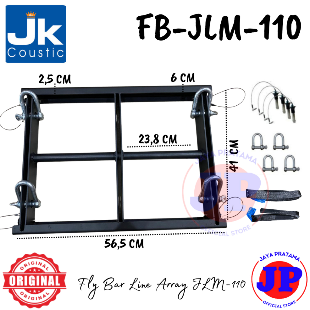 JK Coustic FB-JLM-110 Fly Bar Line Array JLM-110 Original FB-JLM110 Gantungan Speaker Line Array