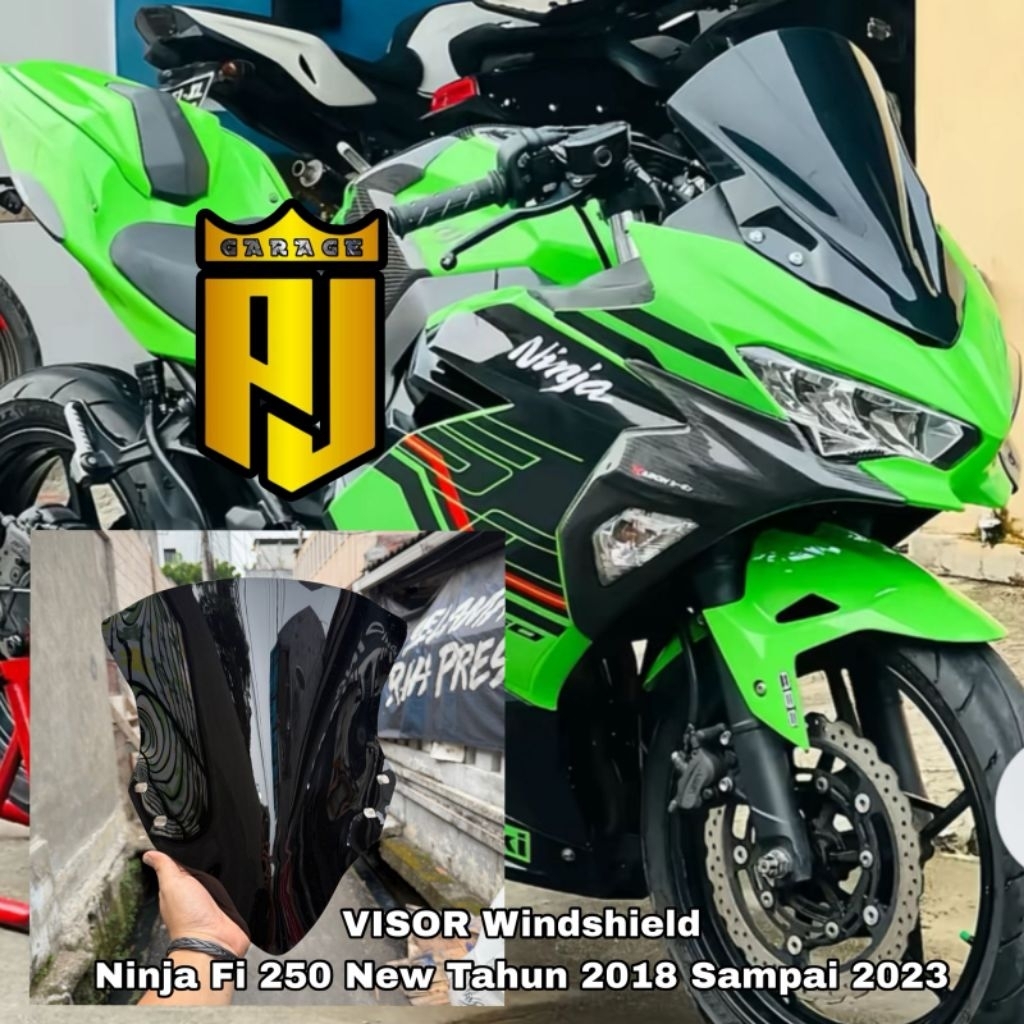 Visor Ninja 250 Fi New Windshield Ninja 250 Fi New Motorcycle