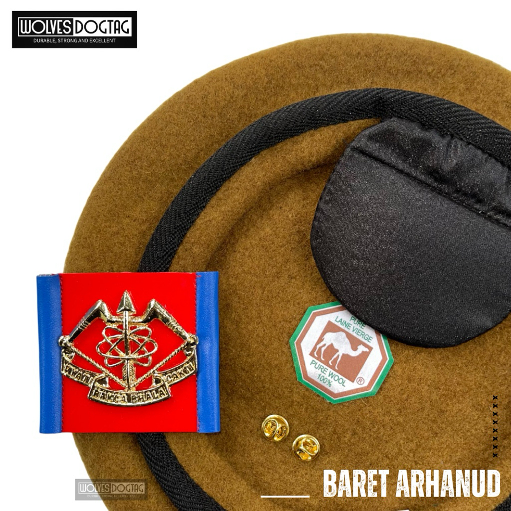 Baret arhanud tni ad / baret Artileri Pertahanan Udara Angkatan Darat / baret camel arhanud / baret 