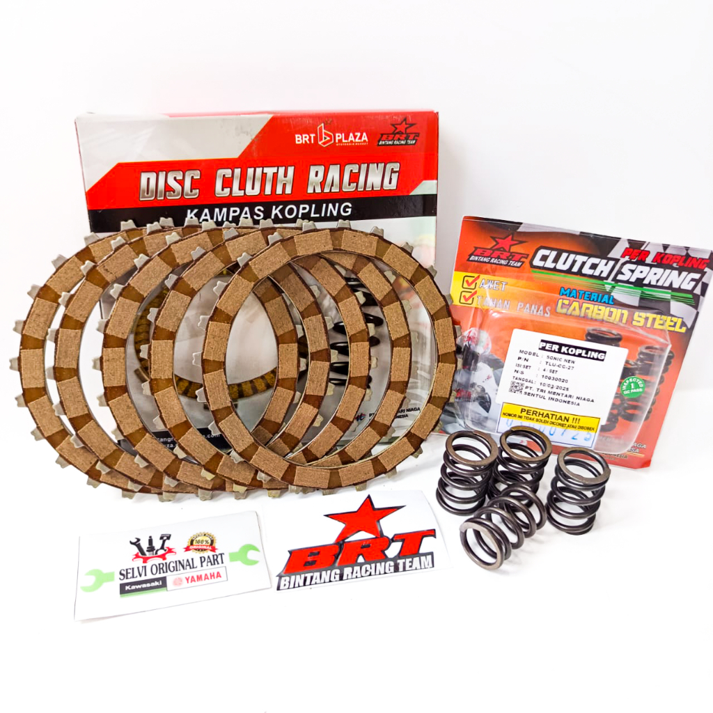 PAKET KAMPAS & PER KOPLING BRT SONIC NEW 150 CB CBR 150R