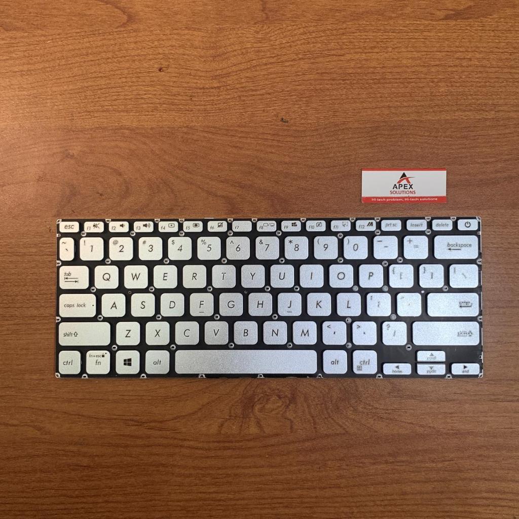 Keyboard Laptop Asus VivoBook 14 A409 M409 M409B M409BA M409DA Silver