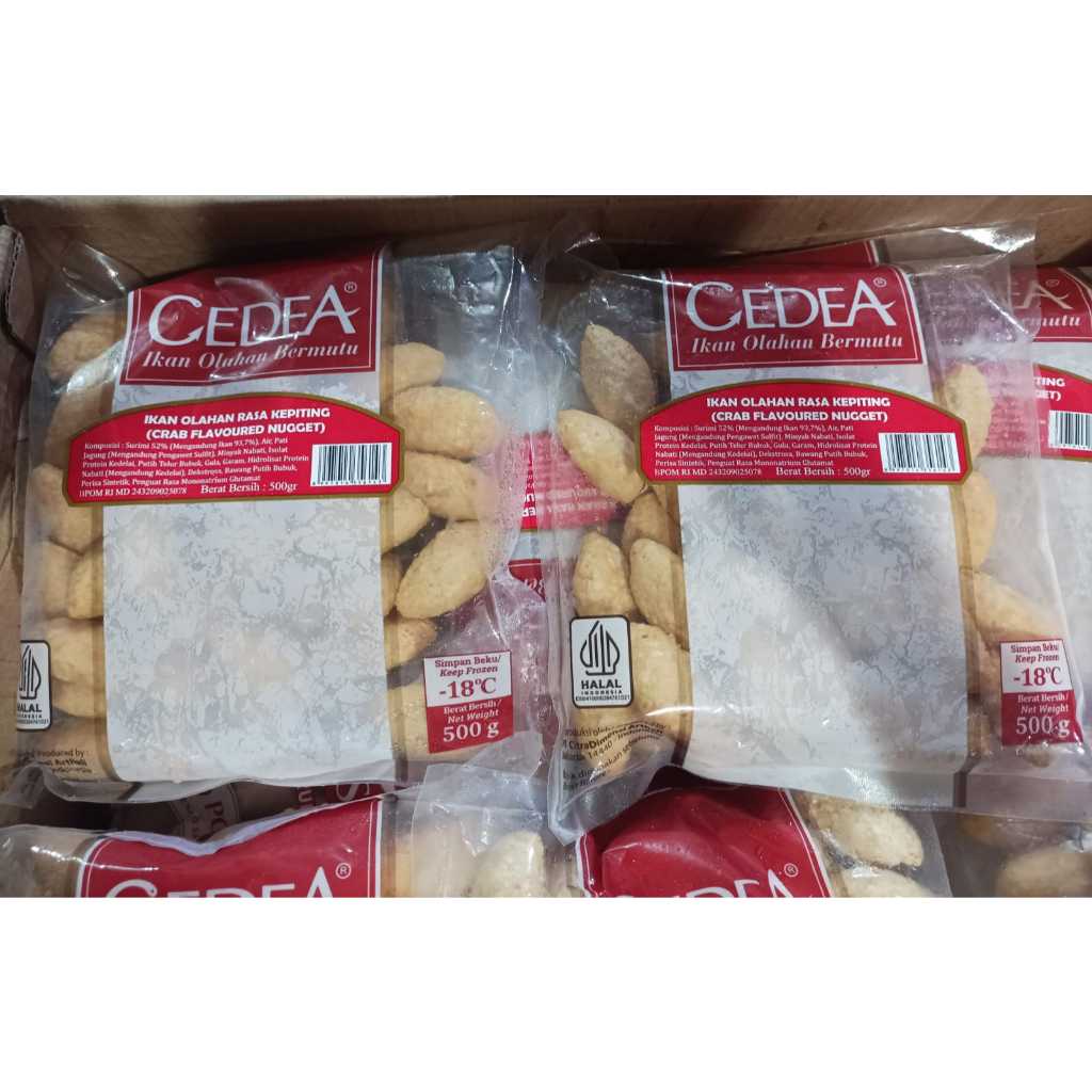 Cedea Nugget Kepiting 500 Gram Frozen Food