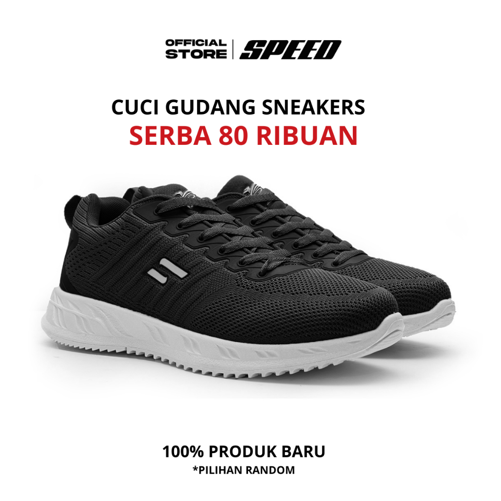 Speed - Sepatu Pria - serba 80 ribuan - produk original 100% baru - produk cuci gudang - sneakers pr