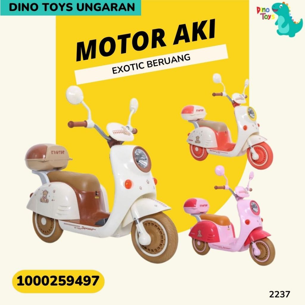 Motor Aki Vespa NUWA NW-115 Vespa Aki Anak 2237 EXOTIC MOTOR AKI ANAK DINO TOYS UNGARAN