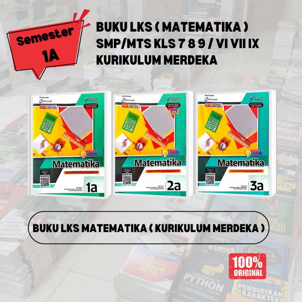 LKS MATEMATIKA Kelas 7 8 9/VII VIII IX SMP/MTS Kurikulum Merdeka Semester 1a