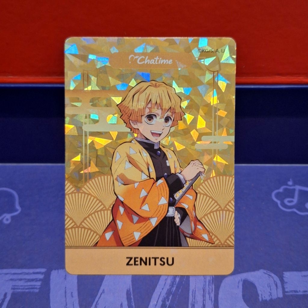 Kartu Chatime Demon Slayer Zenitsu