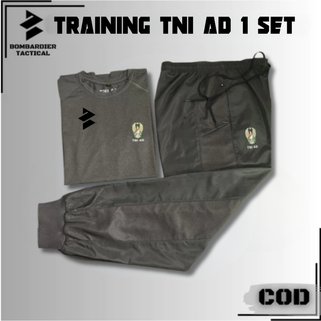 Set Pakaian Olahraga Pria Original JATAH Celana Olahraga Pria Terbaru Celana Training TNI AD