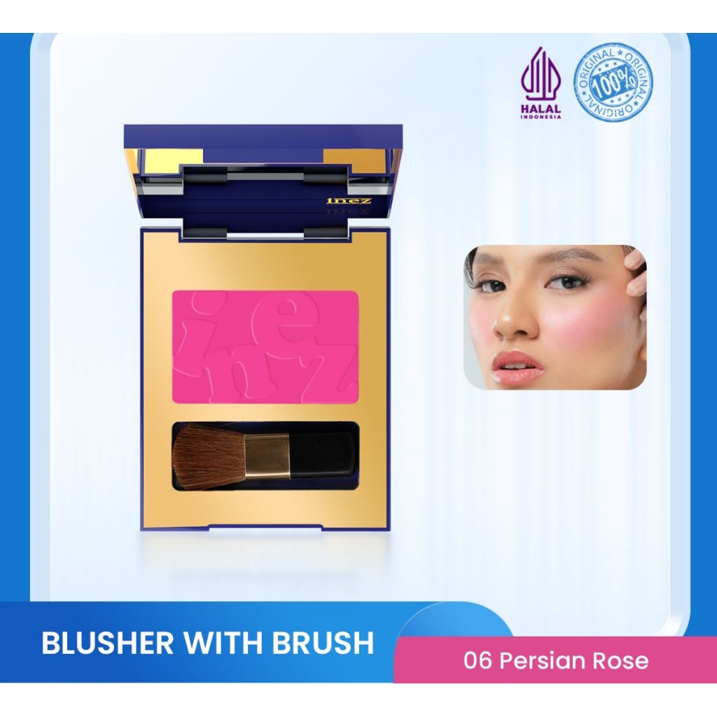 BLUSHER WITH BRUSH 06.PERSIAN ROSE
