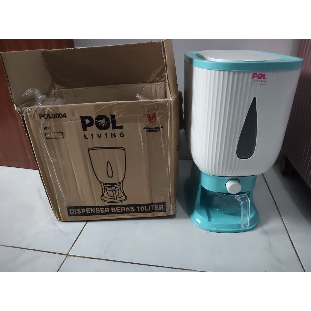 dispanser beras 10 liter