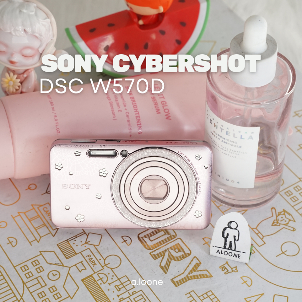 SONY CYBERSHOT W570-D LIMITED EDITION DIGICAM — KAMERA POCKET DIGICAM
