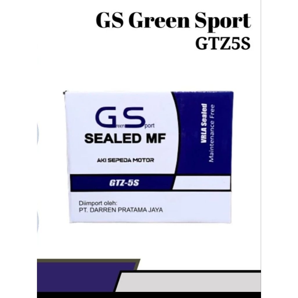 Aki Motor GS GTZ5 Mio Soul, MioZ, Mio M3 125, Mio GT 125,