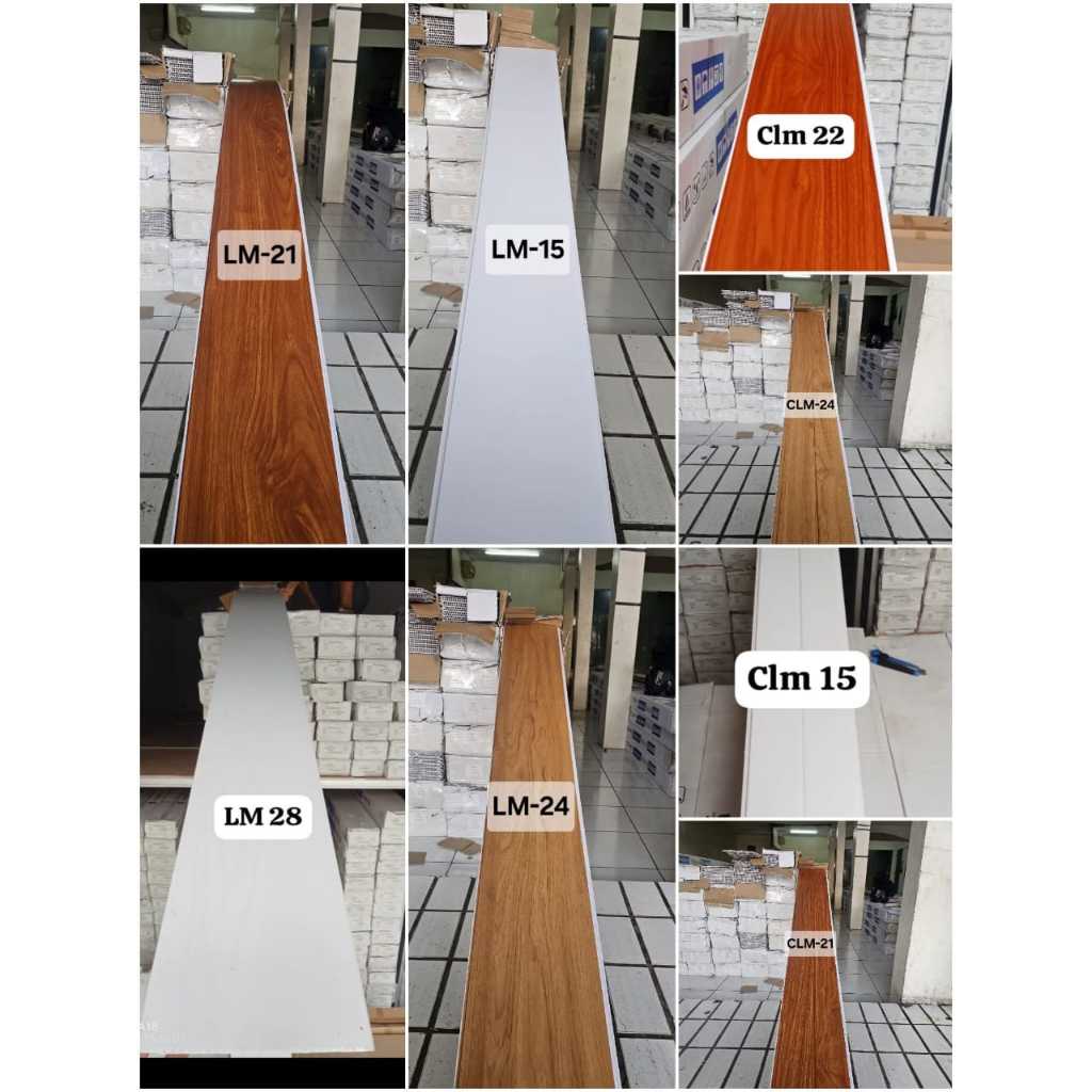BESTINDO PVC PLAFON DOFF LAMINATE panjang 6m lebar 20cm ketebalan 8mm