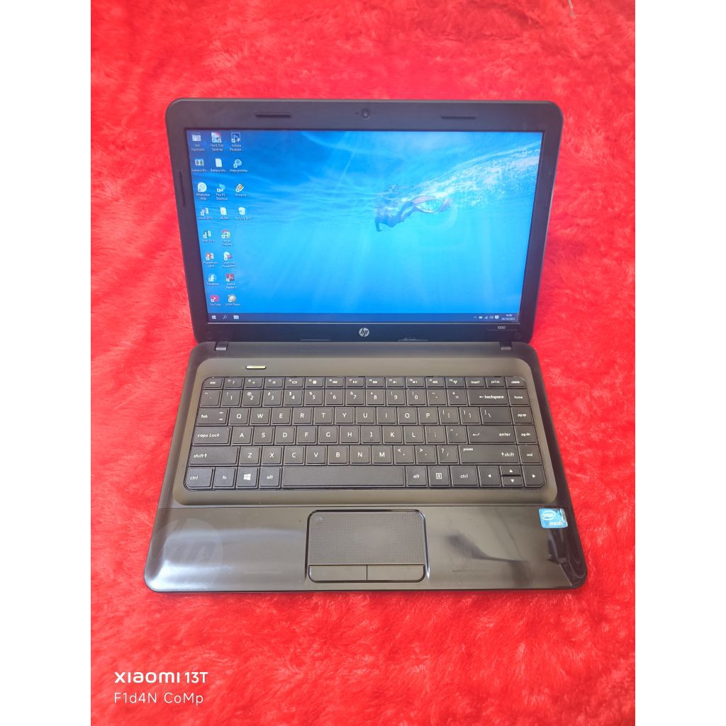 LAPTOP HP 1000 KENCANG,INTEL CELERON,RAM 8 GB,HDD 500 GB