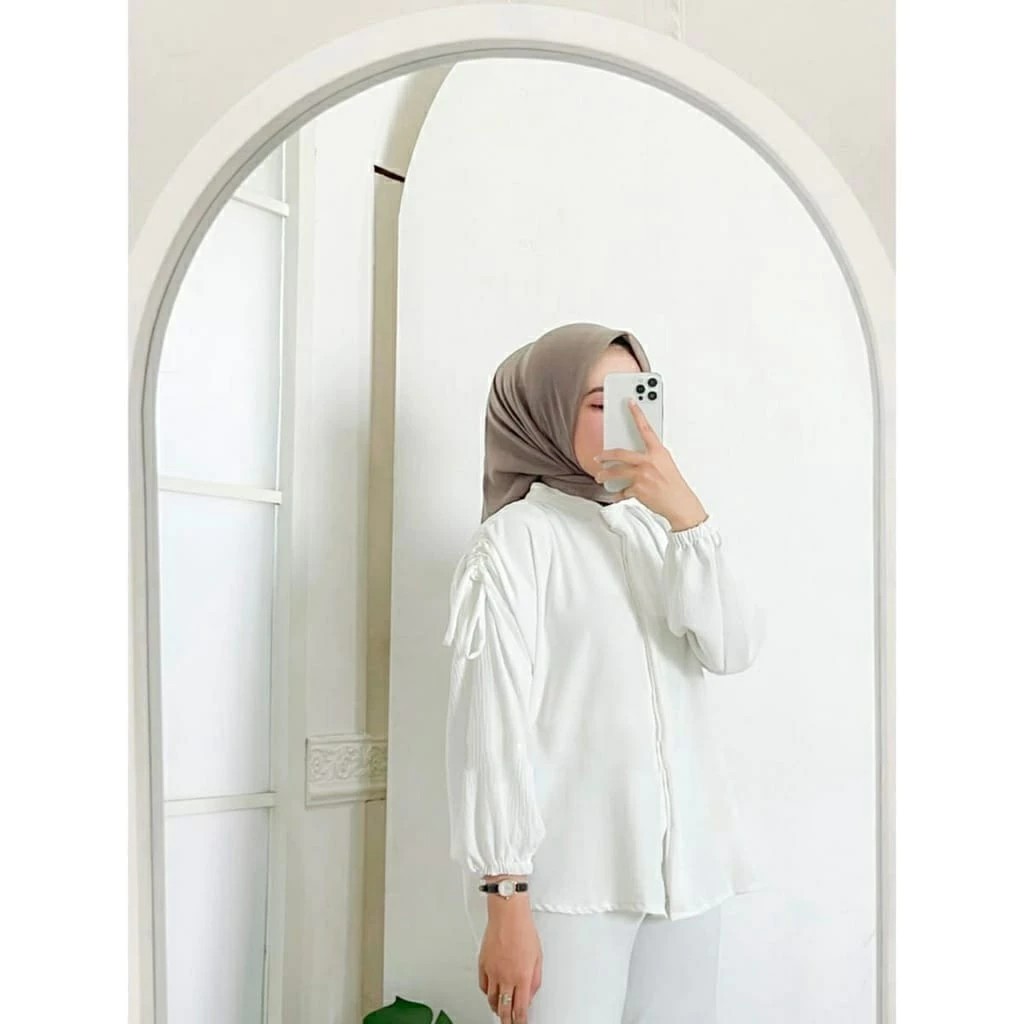 BLOUSE AIRFLOW CRINKLE | GAVI LENGAN SERUT CRINKLE BLOUSE