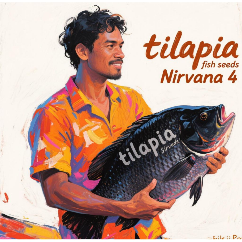 bibit ikan nila hitam nirwana 4 super isi 200 ekor terbaik gratis pakan ukuran 2 cm.