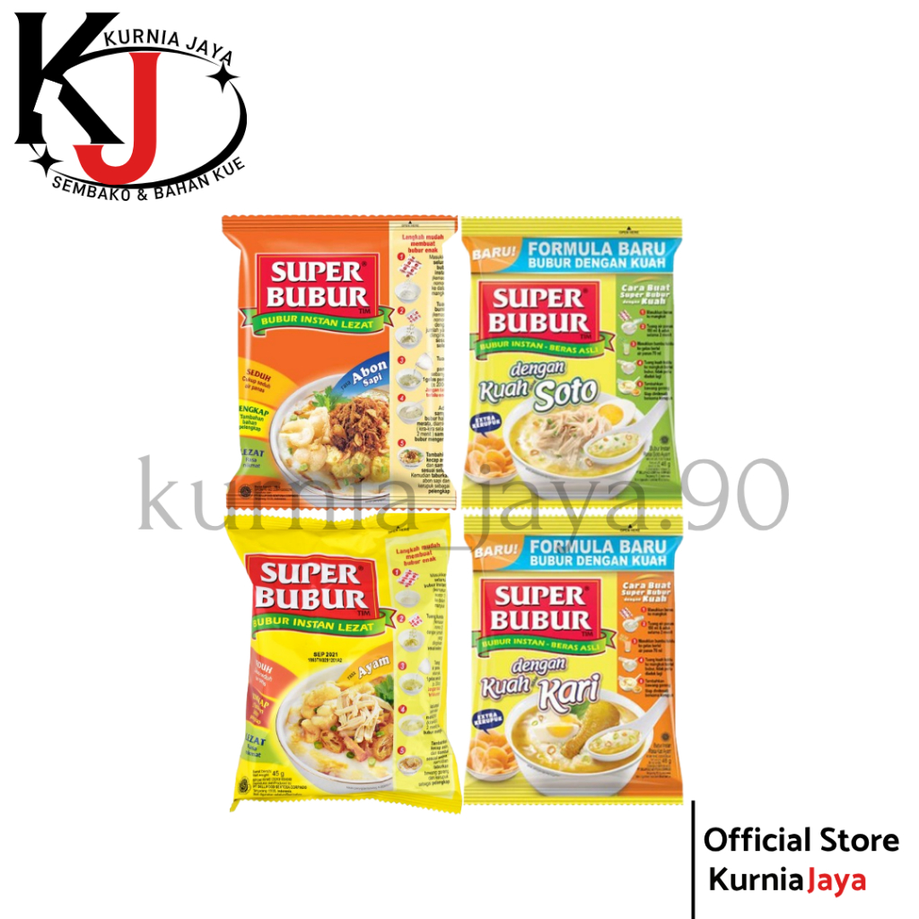 [ SUPER BUBUR ] Bubur Instan 45gr