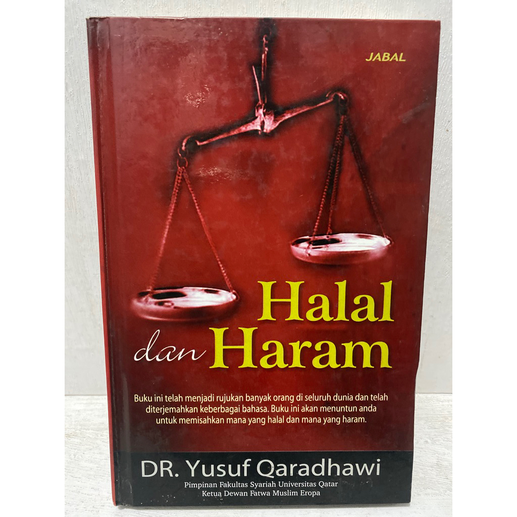 Buku Original HALAL DAN HARAM - DR. YUSUF QARADHAWI