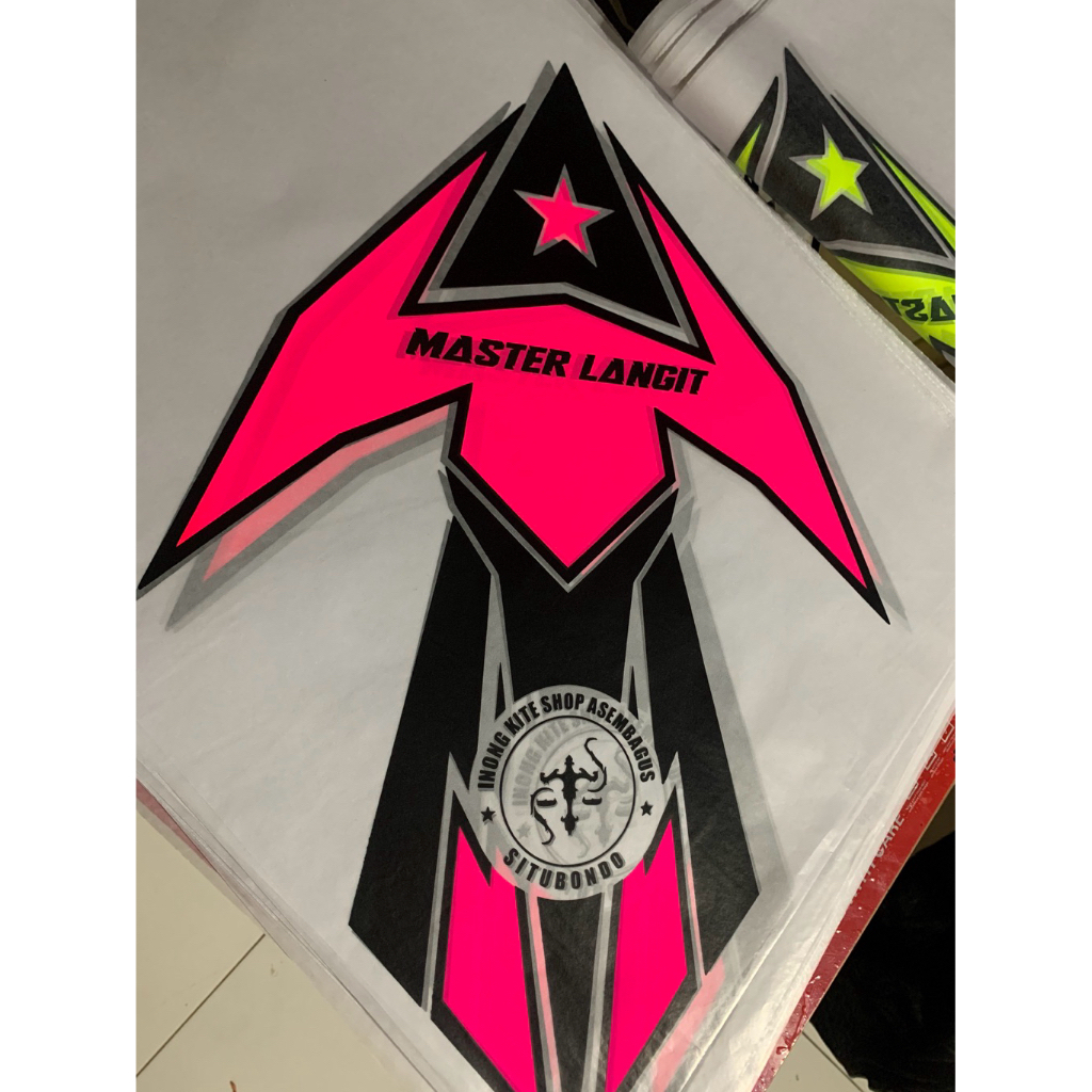 KERTAS LAYANGAN SUKHOI 2 WARNA STABILO PREMIUM(kertas saja)