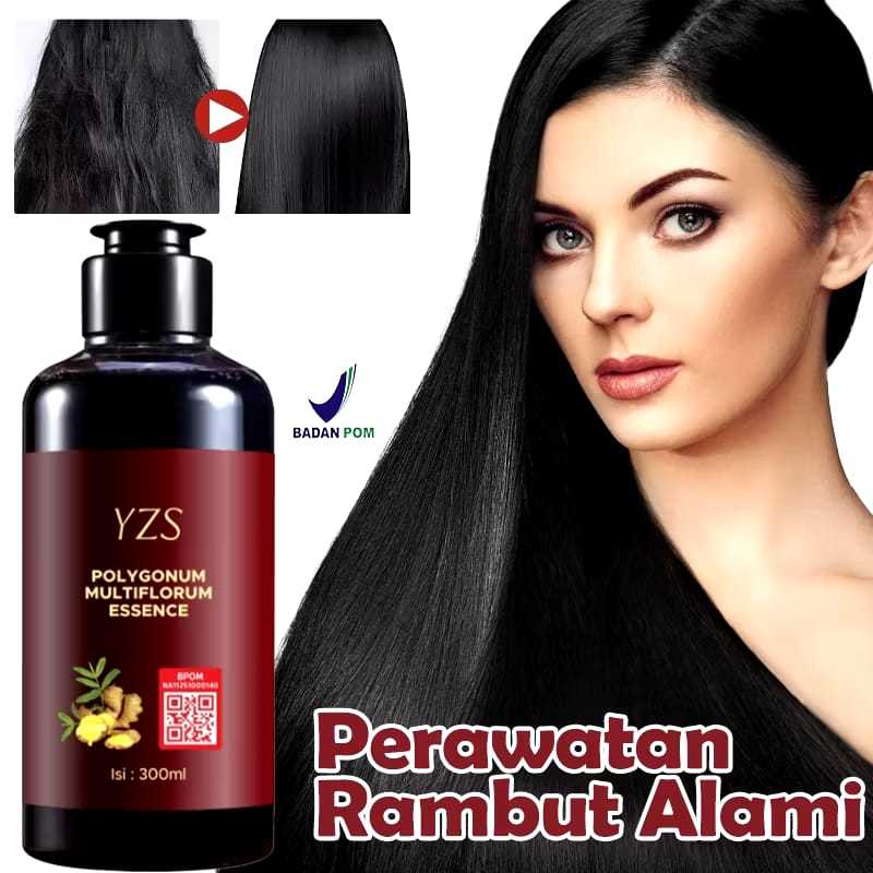BPOM YZS Shampoo Polygonum Membersihkan Menutrisi dan Melembutkan Rambut 300ml
