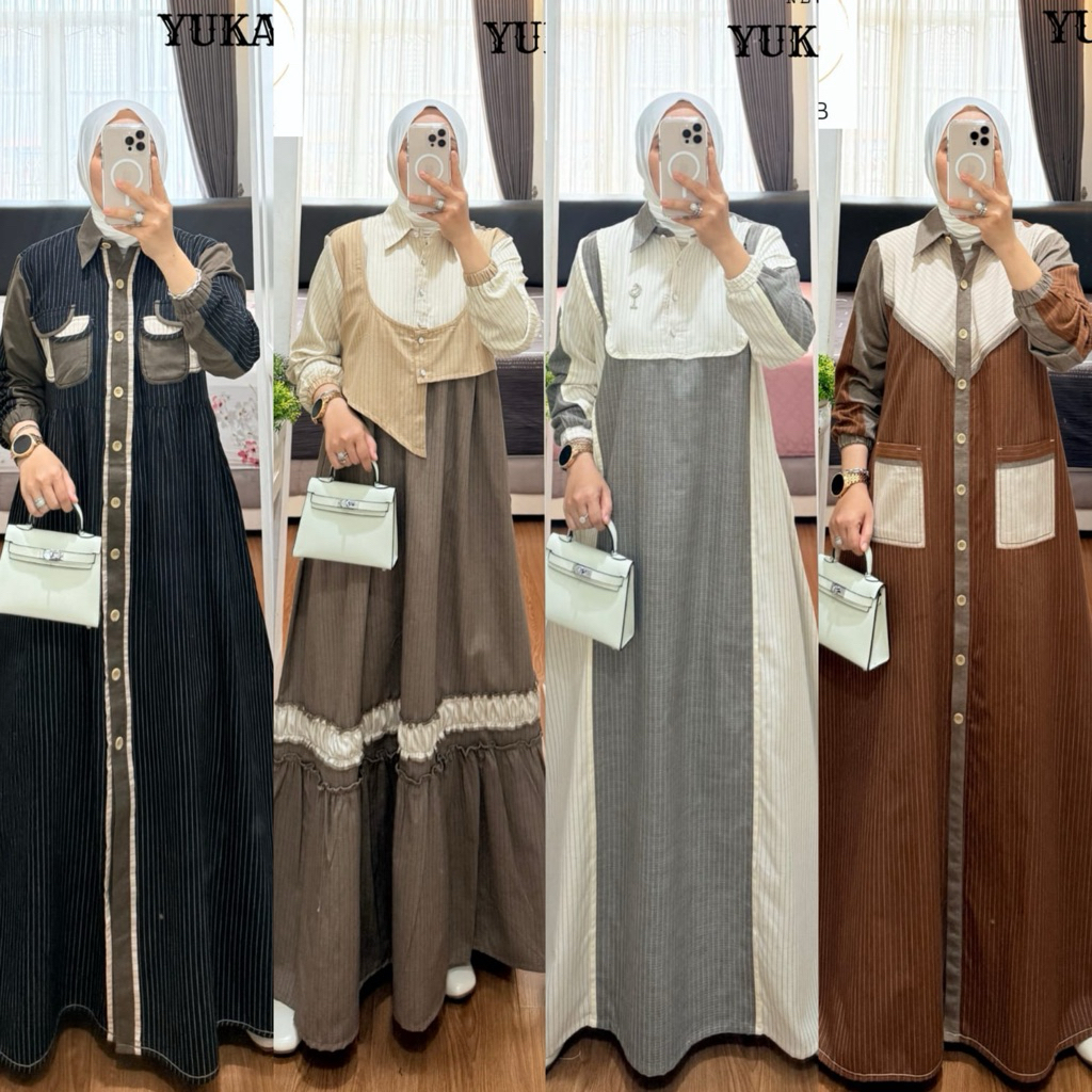 GAMIS SYAINA BY SEMUT (BUSUI FRENDLY) GAMIS YUKATO SEMUT