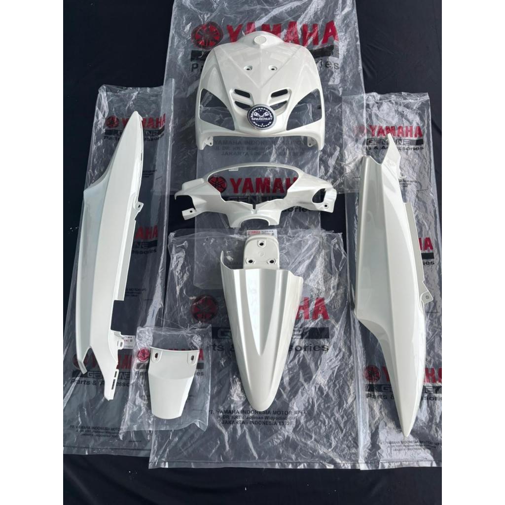 Bodi cover body kap set mio sporty putih original yamaha 5tl