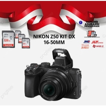NIKON Z50 KIT LENSA 16-50MM / KAMERA MIRRORLESS NIKON Z50 KIT 16-50MM