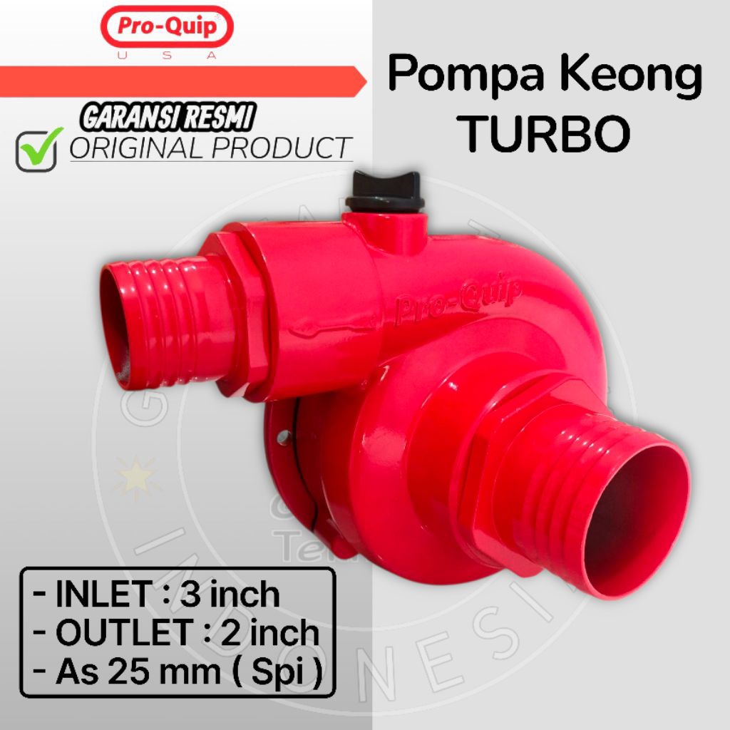 Pompa Tambang 3 inch 2 inch QTP300 Merk PRO-QUIP ORIGINAL / Pompa Keong 3 Inch 2 Inch / Pompa Turbo 