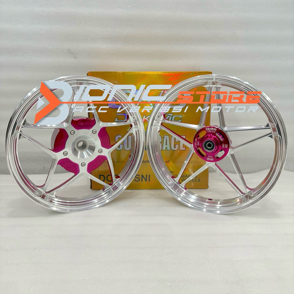VELG DELKEVIC X1 TWO TONE VARIO 125/150 BEAT SCOOPY GENIO 185&215 RING 14 DND X1 2TONE