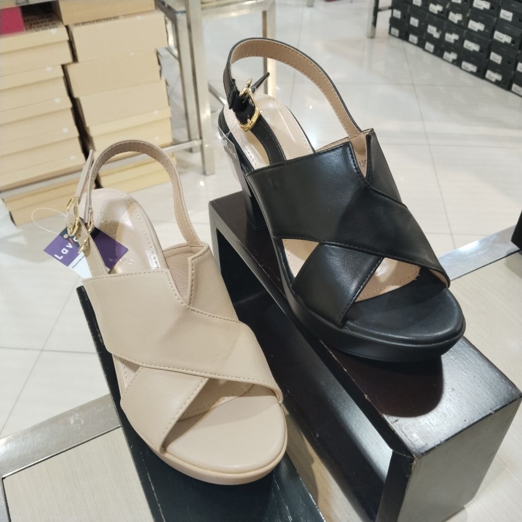 LAVIOLA‼️ sepatu sandal wanita hak 9cm ringan