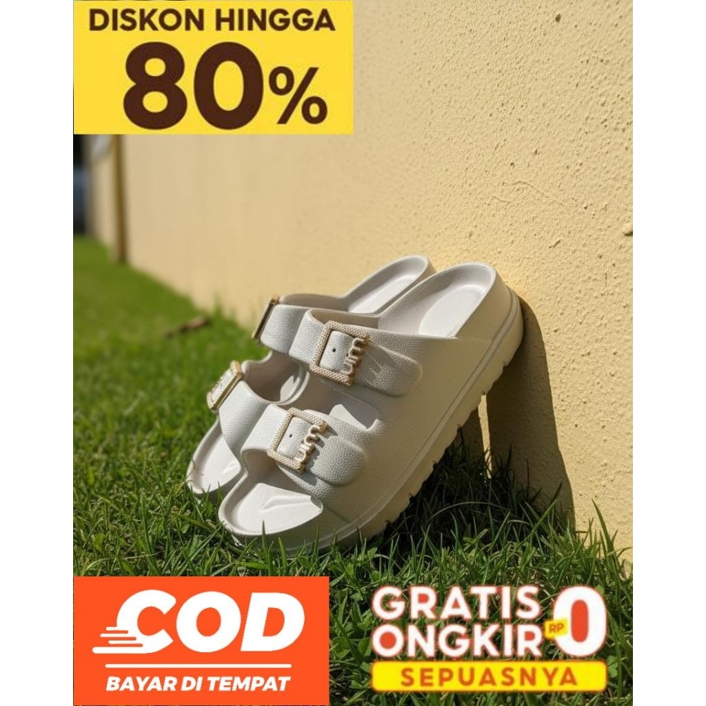 sendal slop wanita sendal slop cewe sendal karet wanita sendal karet slop terbaru