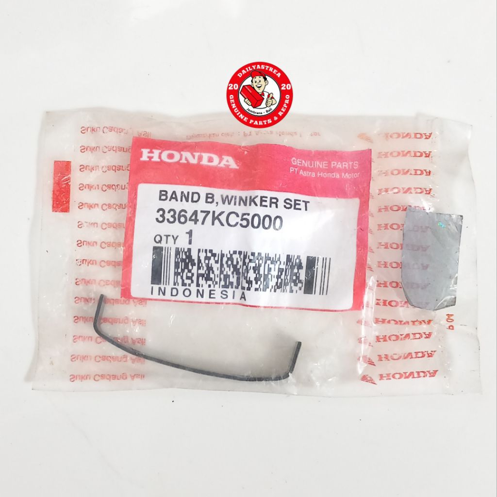 BAND B WINKER SET BESI BRACKET KARET LAMPU SEIN HONDA GL MAX PRO NEOTECH ORIGINAL ORI 33647-KC5-000