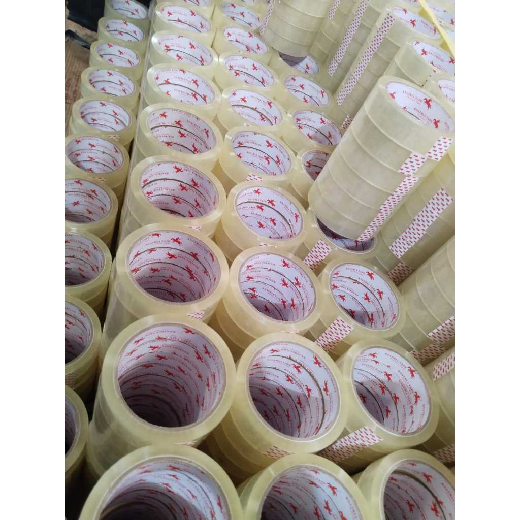 Promo Lakban Selotip Selotip 1 karton (isi 12 Slop / 72 roll) KSATRIA TAPE Ocin Nawa Star 888 Star H