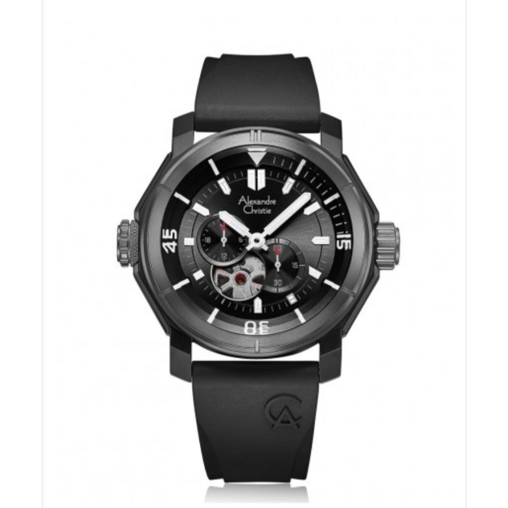 Alexandre Christie pria AC 6565 MA / AC6565 otomatis Original bergaransi resmi
